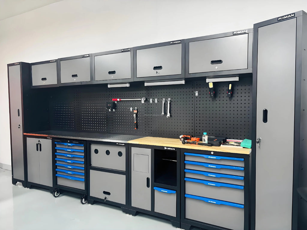 Multi-Functional Heavy- Auto Repair Tool Cabinet Workbench Operation Table 4S Store Maintenance Workshop Car Care Equipment