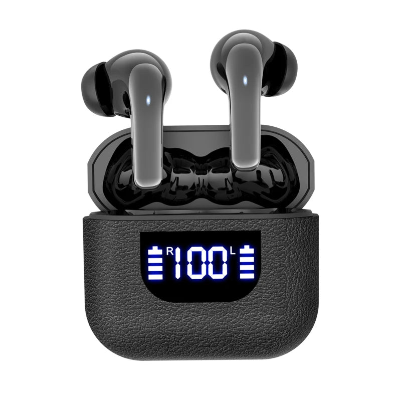 Wireless Bluetooth earphones, intelligent noise cancelling microphone, 48H battery life, heavy bass wireless earphones