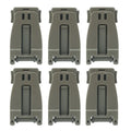 6/2pcs Outdoor Army Rucksack Accessory Molle System Webbing Buckle Clip Backpack Mounting Buckle Camping & Hiking Gadgets