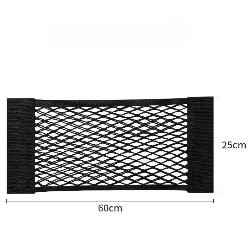 Car Trunk Double-layer Mesh Pocket Storage Mesh Bag Car Back Rear Trunk Organizer Vehicle Supplies