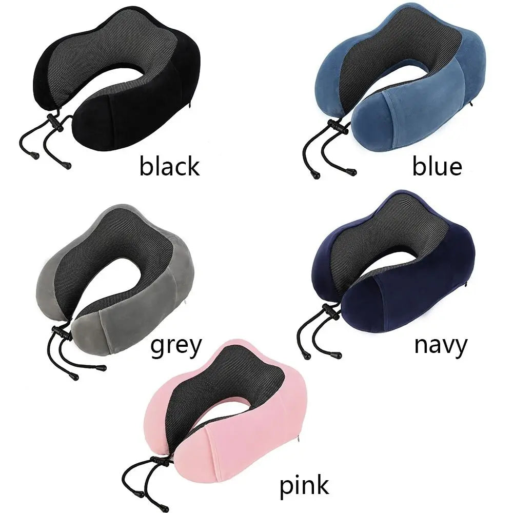 30*25*15cm U Shaped Pillows Neck Protect Cushion Without Carry Bag Plush Cushion Travel Essentials Slow Rebound Nap Pillow