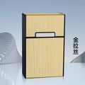 daily1PC Metal Cigarette Case 20 Cigarette Capacity Crush Proof For Daily Commute Outdoor Use Portable cigarette box
