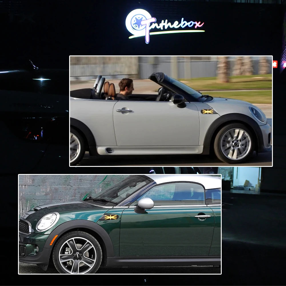 For Mini Cooper R55 R56 R57 R58 Dynamic Blinking Side Marker Lights Assembly Turn Signal LED Light Indicator Assembly