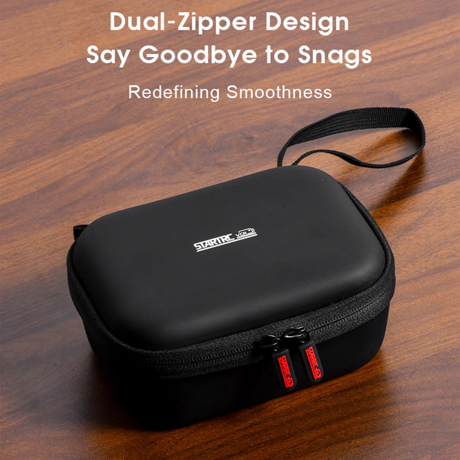 PU Carrying Case Shockproof Hard Shell Travel Storage Bag with Wrist Strap for Insta360 Ace Pro 2 Action Camera & Accessories
