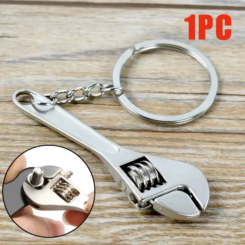 1PC Multifunction Mini Wrench Mini Open-end Wrench Portable Hand Tool Jaw Spanner Key Chain Shifting Spanner Tool