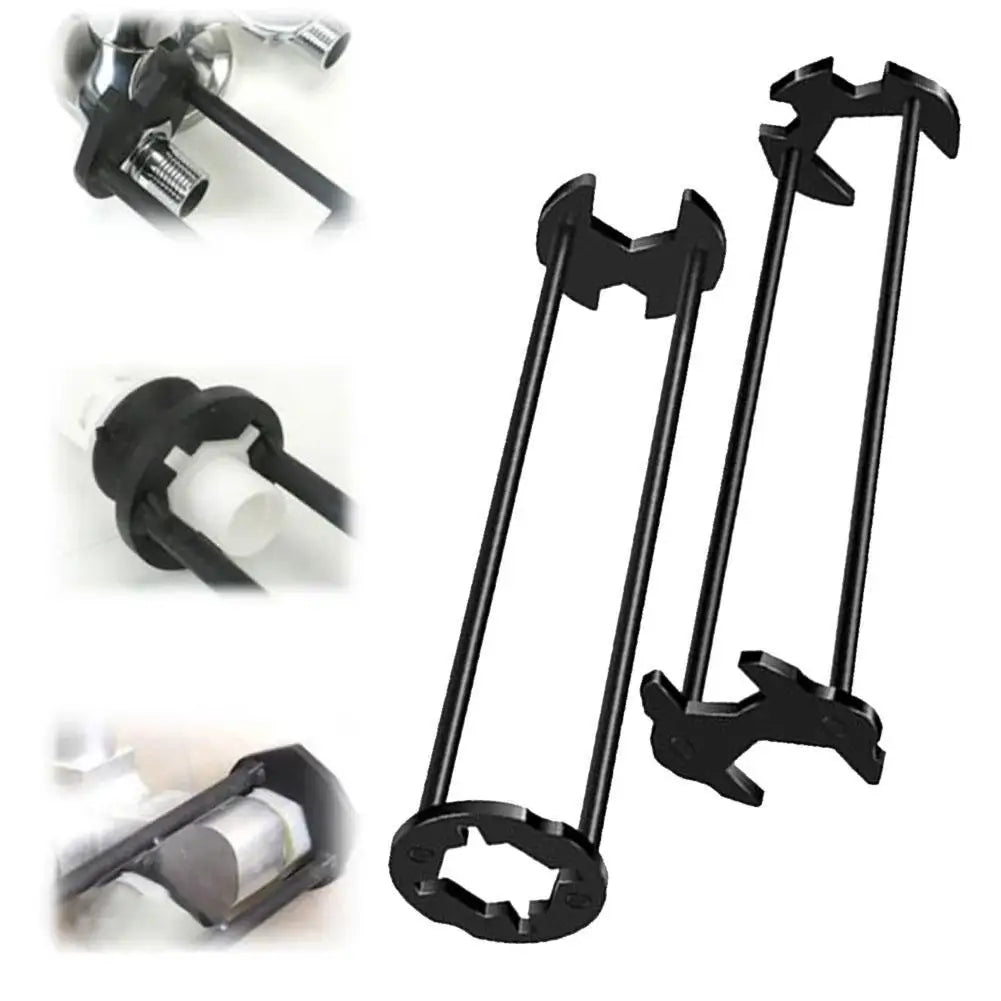 5-in-1 Sink Wrench Multifunctional Carbon Steel Faucet Hose Plumbing Pipe Wrench Bathroom Kitchen Sink Repair Set Hardware Tools