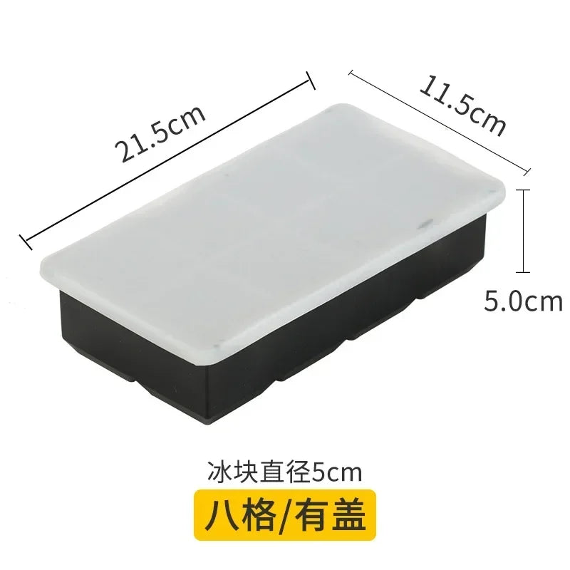 Food Grade Reusable Ice Maker IceCream Tools Ice Ball Mold Round Square IceTray Mold Silicone Ice Cube Mold Kitchen Tools