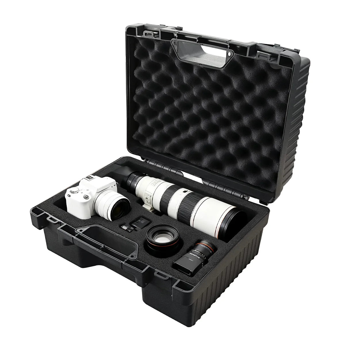 1pc Multi-Functional Portable Equipment Case with Sponge Protective Hardware Shell Tool Carrying Storage Box for Drones,Tools