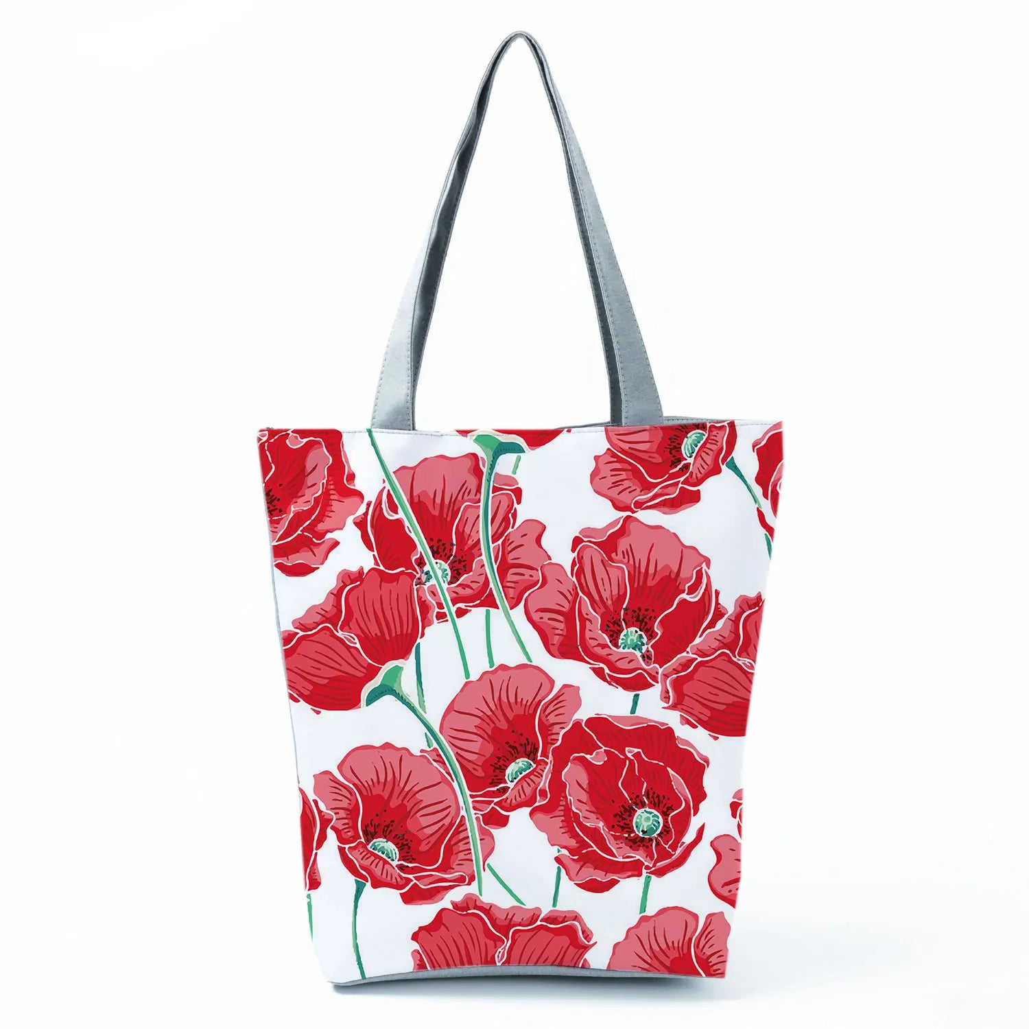 Plant Floral Print Handbags Casual Women Shopping Tote Bags High Capacity Travel Beach Outdoor Package Female Lady Shoulder Bag