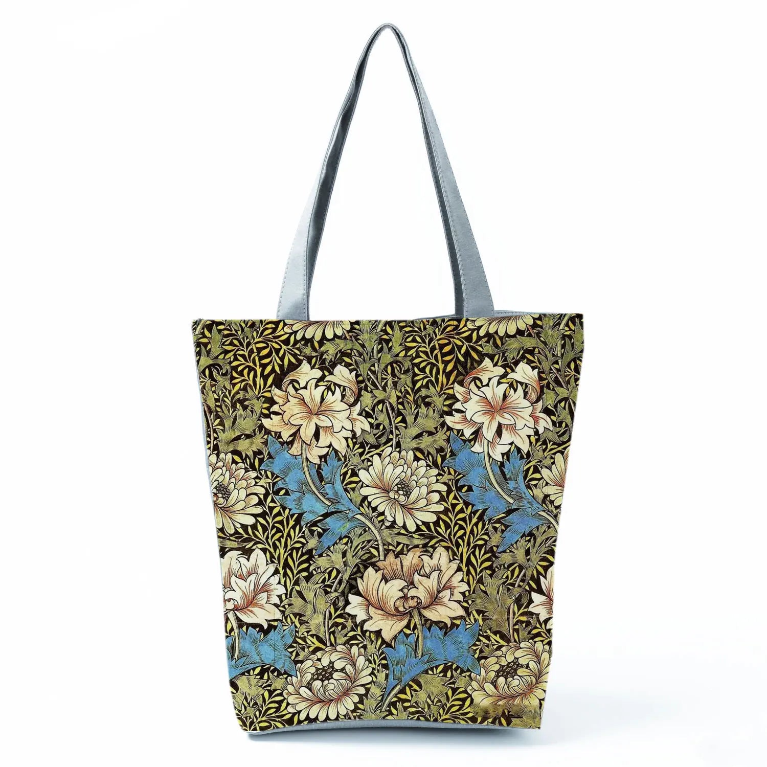 Plant Floral Print Handbags Casual Women Shopping Tote Bags High Capacity Travel Beach Outdoor Package Female Lady Shoulder Bag
