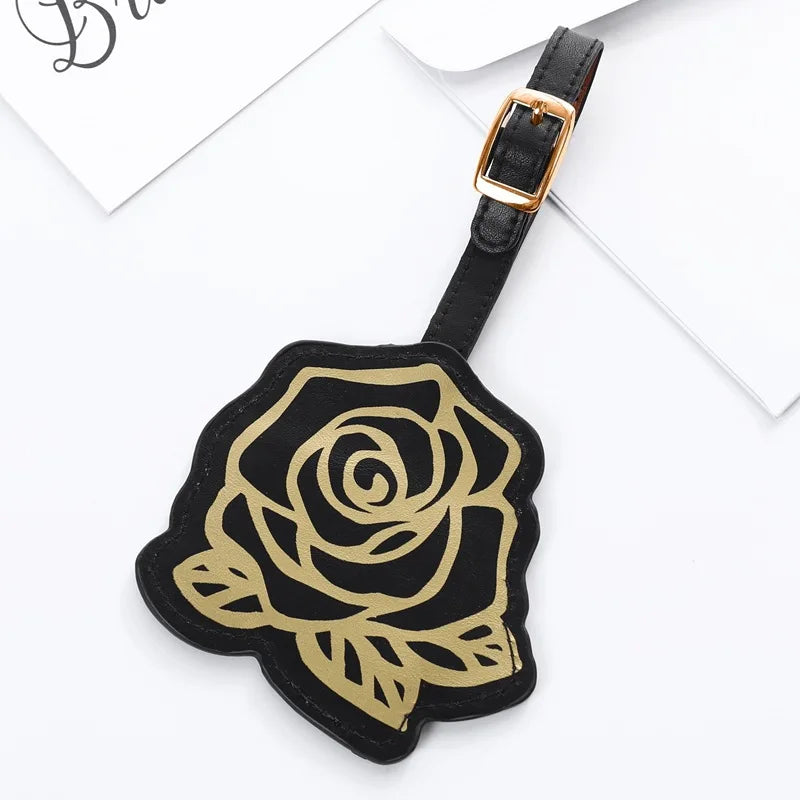 Creative Butterfly& Flower Luggage Tag Women Men Portable Label Suitcase Id Address Holder Bag Pendant Travel Accessories