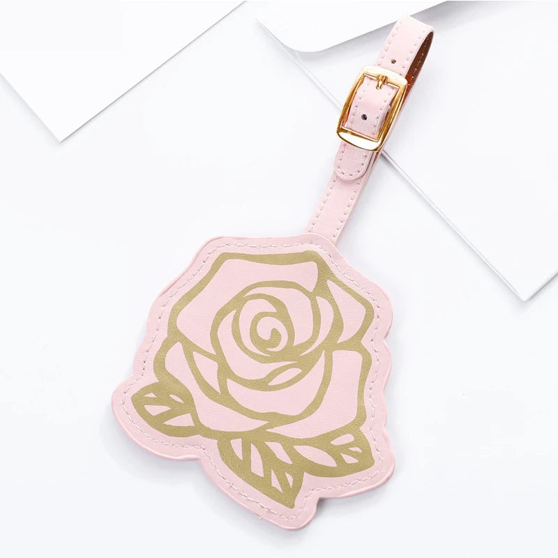 Creative Butterfly& Flower Luggage Tag Women Men Portable Label Suitcase Id Address Holder Bag Pendant Travel Accessories