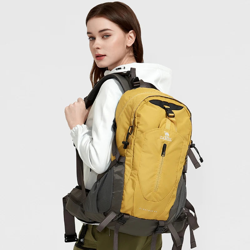 GOLDEN CAMEL Waterproof Backpacks Men Women Climbing Bag for Men Ultralight Hiking Backpack with Sport Bags Covers Camping