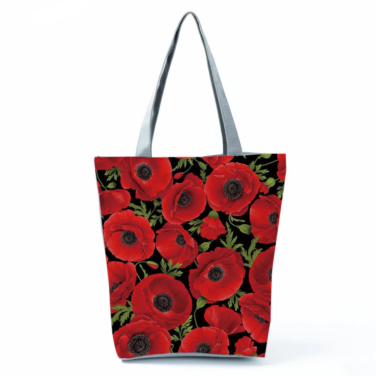 Plant Floral Print Handbags Casual Women Shopping Tote Bags High Capacity Travel Beach Outdoor Package Female Lady Shoulder Bag