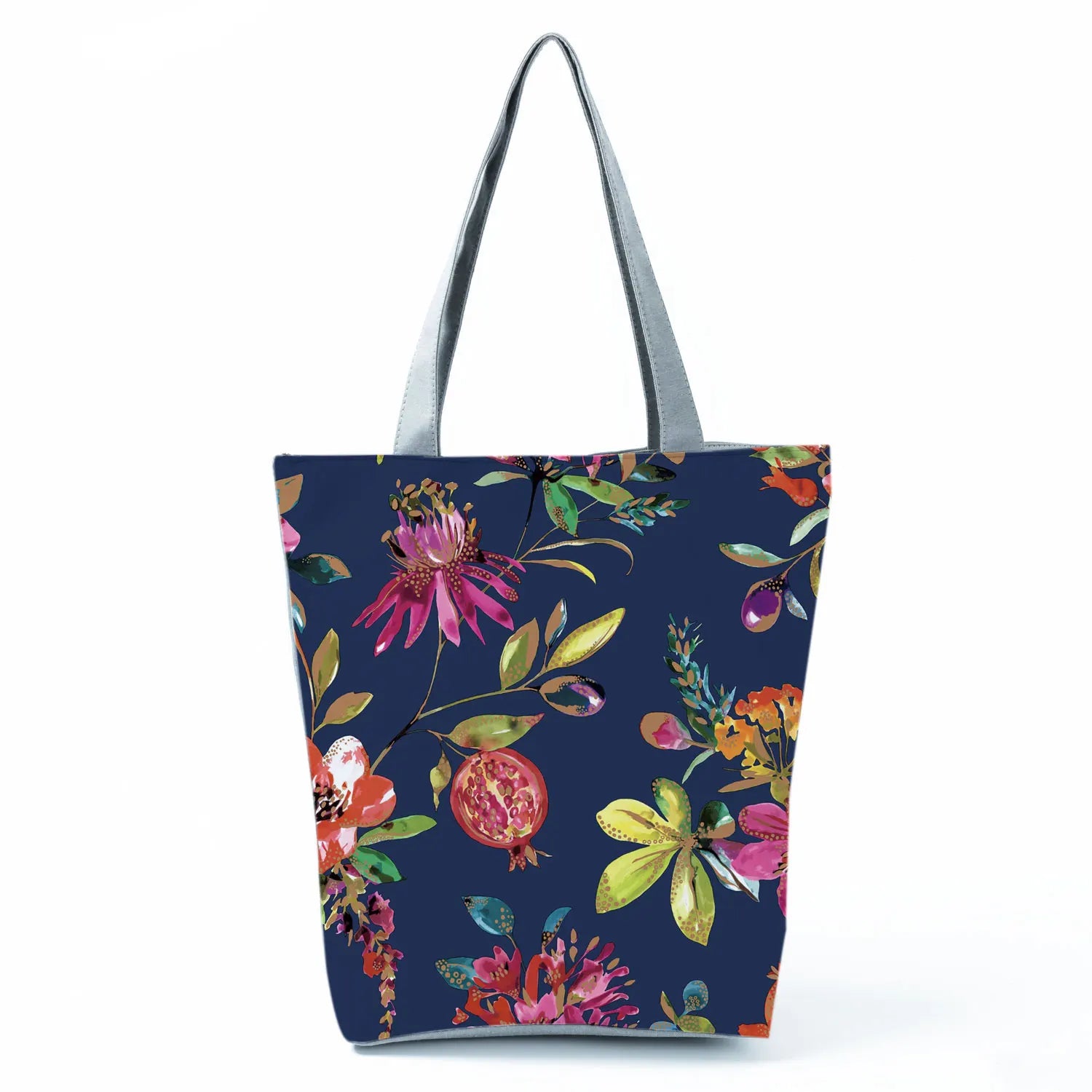 Plant Floral Print Handbags Casual Women Shopping Tote Bags High Capacity Travel Beach Outdoor Package Female Lady Shoulder Bag