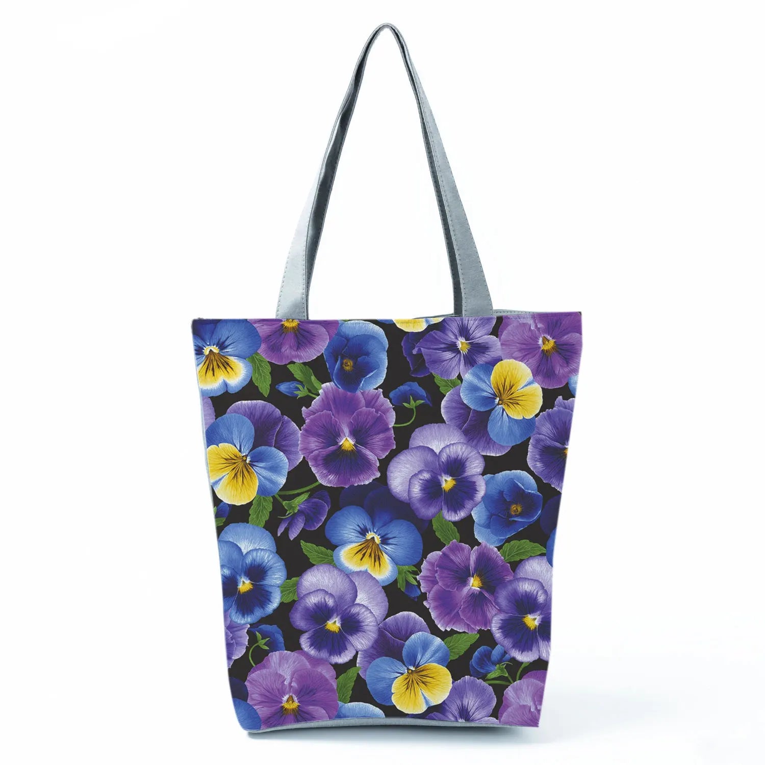 Plant Floral Print Handbags Casual Women Shopping Tote Bags High Capacity Travel Beach Outdoor Package Female Lady Shoulder Bag