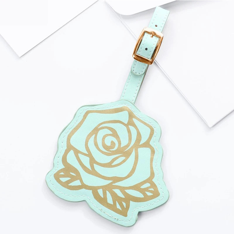 Creative Butterfly& Flower Luggage Tag Women Men Portable Label Suitcase Id Address Holder Bag Pendant Travel Accessories