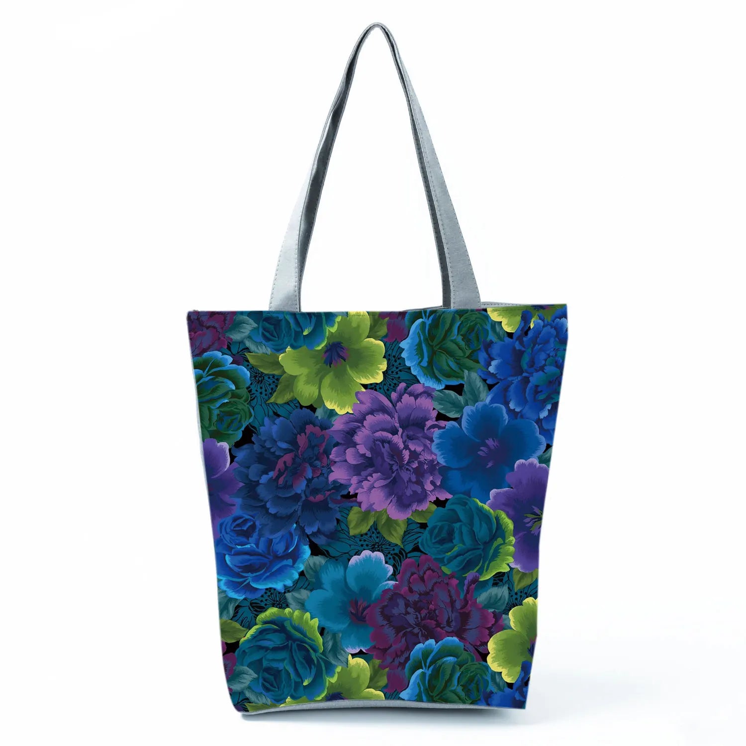 Plant Floral Print Handbags Casual Women Shopping Tote Bags High Capacity Travel Beach Outdoor Package Female Lady Shoulder Bag