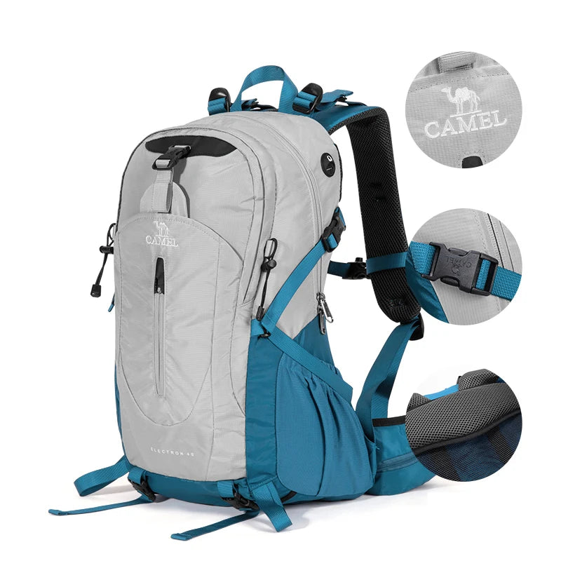 GOLDEN CAMEL Waterproof Backpacks Men Women Climbing Bag for Men Ultralight Hiking Backpack with Sport Bags Covers Camping