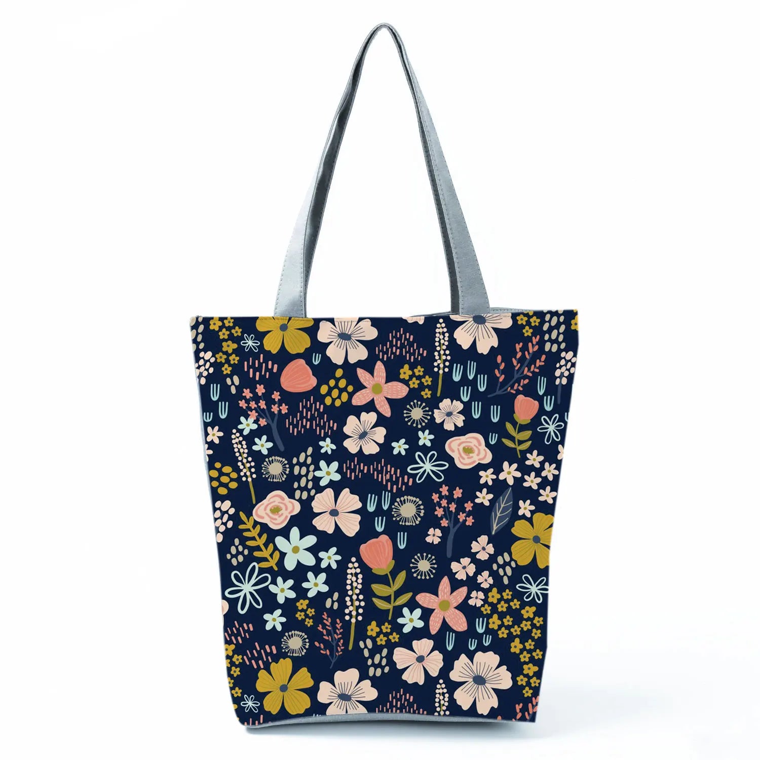 Plant Floral Print Handbags Casual Women Shopping Tote Bags High Capacity Travel Beach Outdoor Package Female Lady Shoulder Bag