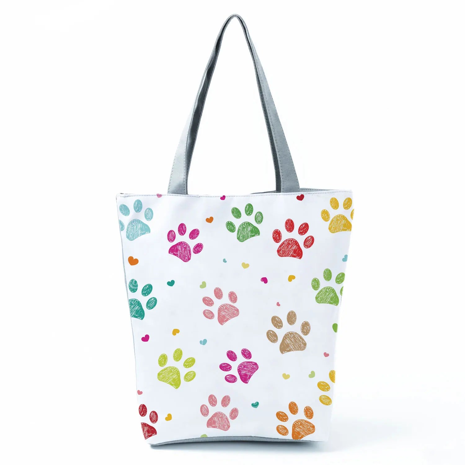 Fashion Dogs Paws Handbags Printed Love Dogs Shopping Bag Casual Women Shoulder Bag Summer Kawaii Female Tote Travel Beach Bag