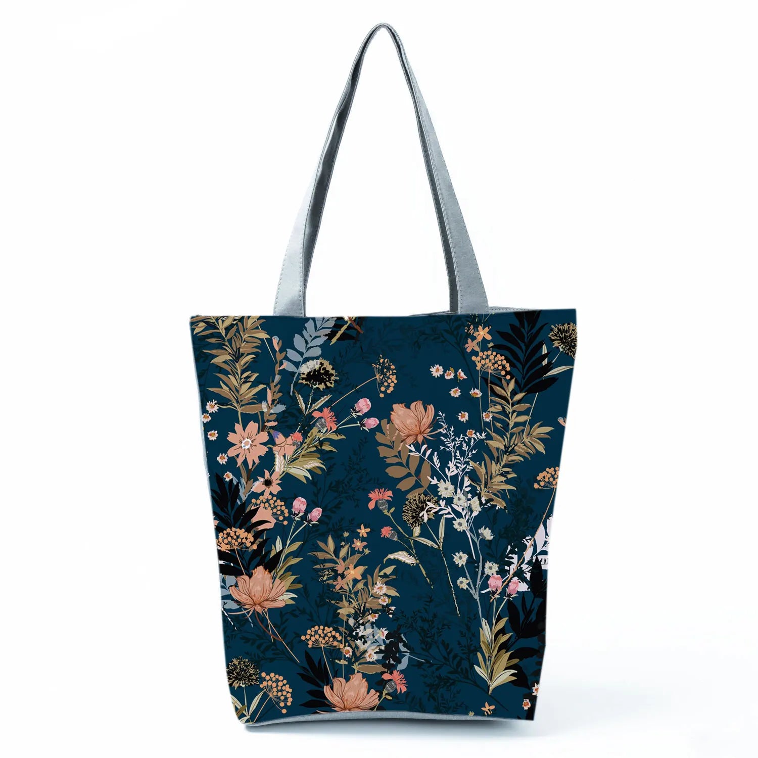 Plant Floral Print Handbags Casual Women Shopping Tote Bags High Capacity Travel Beach Outdoor Package Female Lady Shoulder Bag