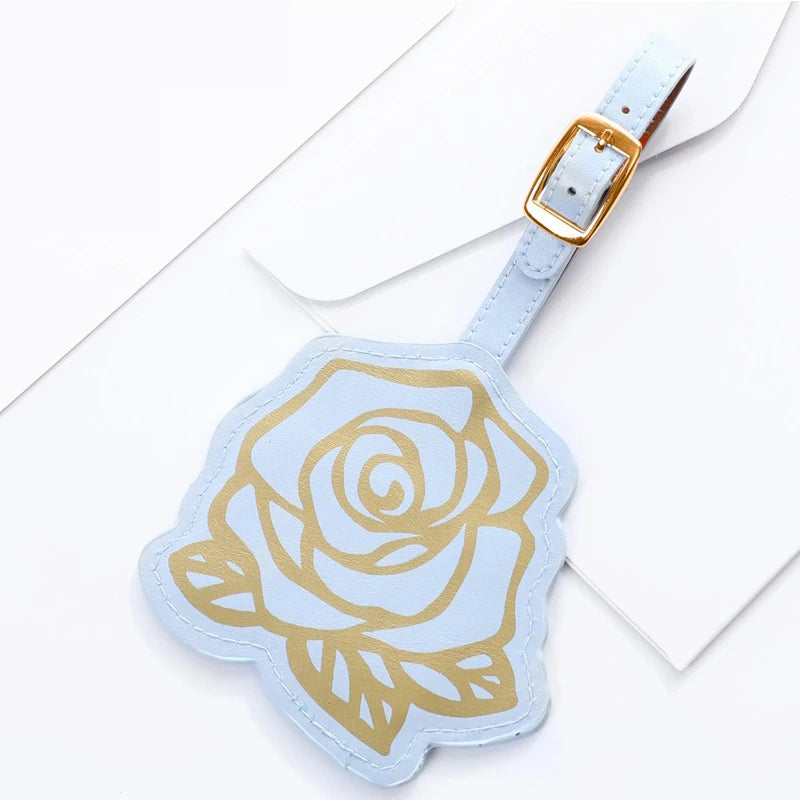 Creative Butterfly& Flower Luggage Tag Women Men Portable Label Suitcase Id Address Holder Bag Pendant Travel Accessories