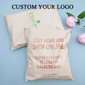 100pcs Poly Bags with logo printed Mailing Bags Poly Storage Bag Envelope Mailing Bags Self Adhesive Seal Plastic Pouch Bags