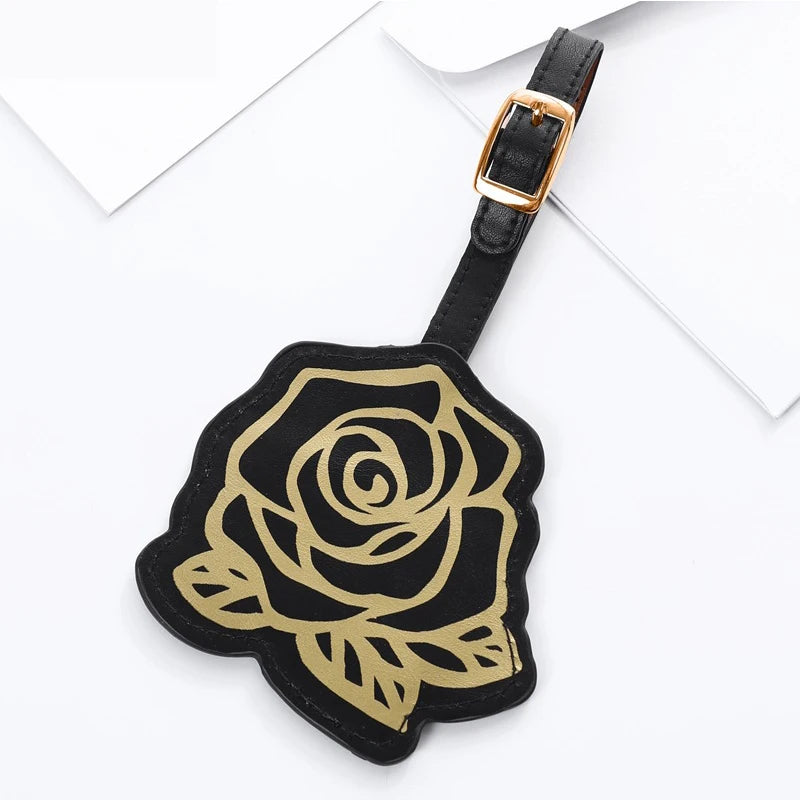 Creative Butterfly& Flower Luggage Tag Women Men Portable Label Suitcase Id Address Holder Bag Pendant Travel Accessories