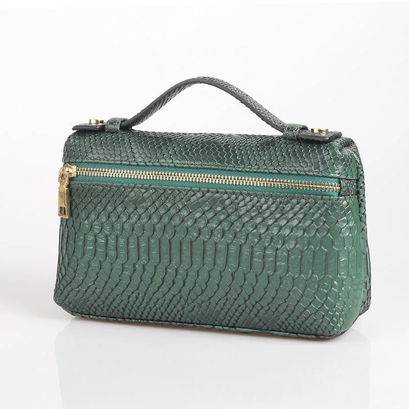 XMESSUN Crocodile Pattern Makeup Bags for Women 2026 Trendy Bag Clutch Bag Luxury High Quality Handbag Designer Handbag Purse