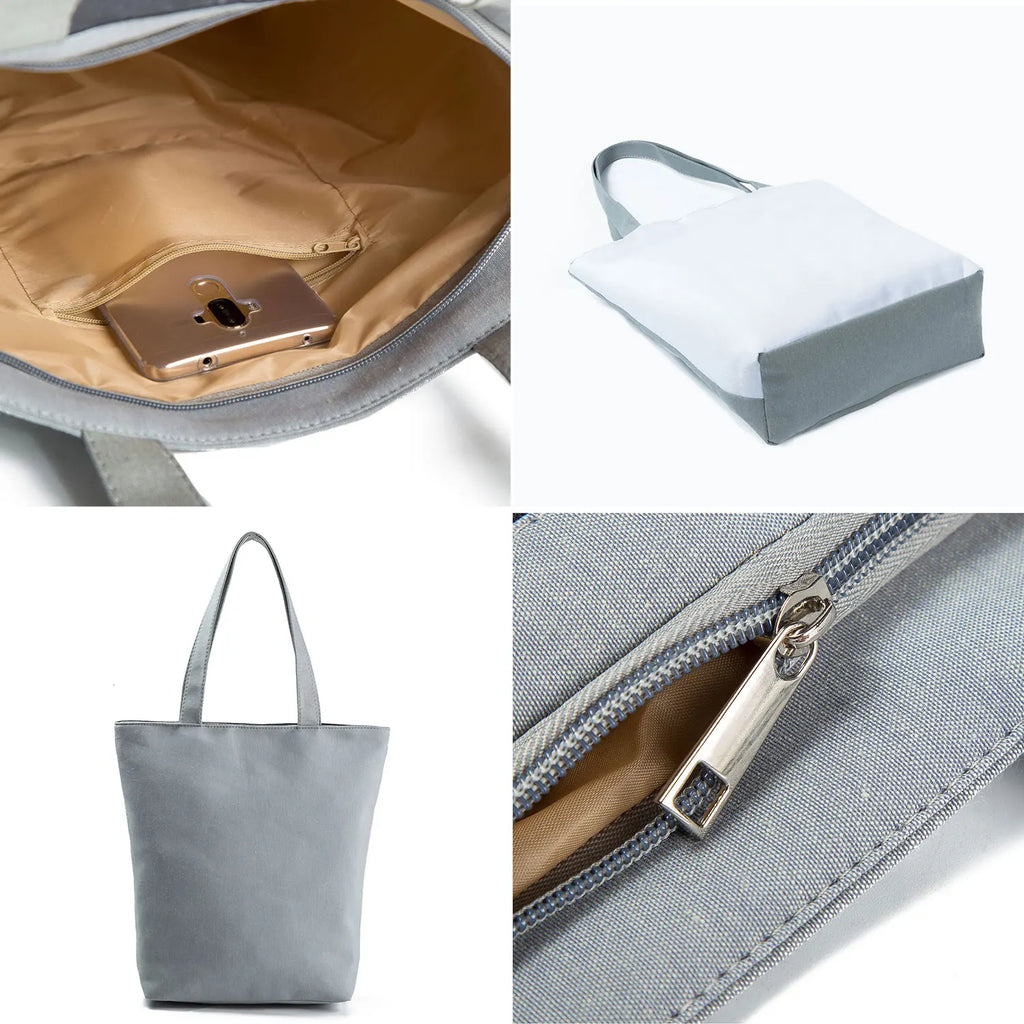 Fashion Dogs Paws Handbags Printed Love Dogs Shopping Bag Casual Women Shoulder Bag Summer Kawaii Female Tote Travel Beach Bag