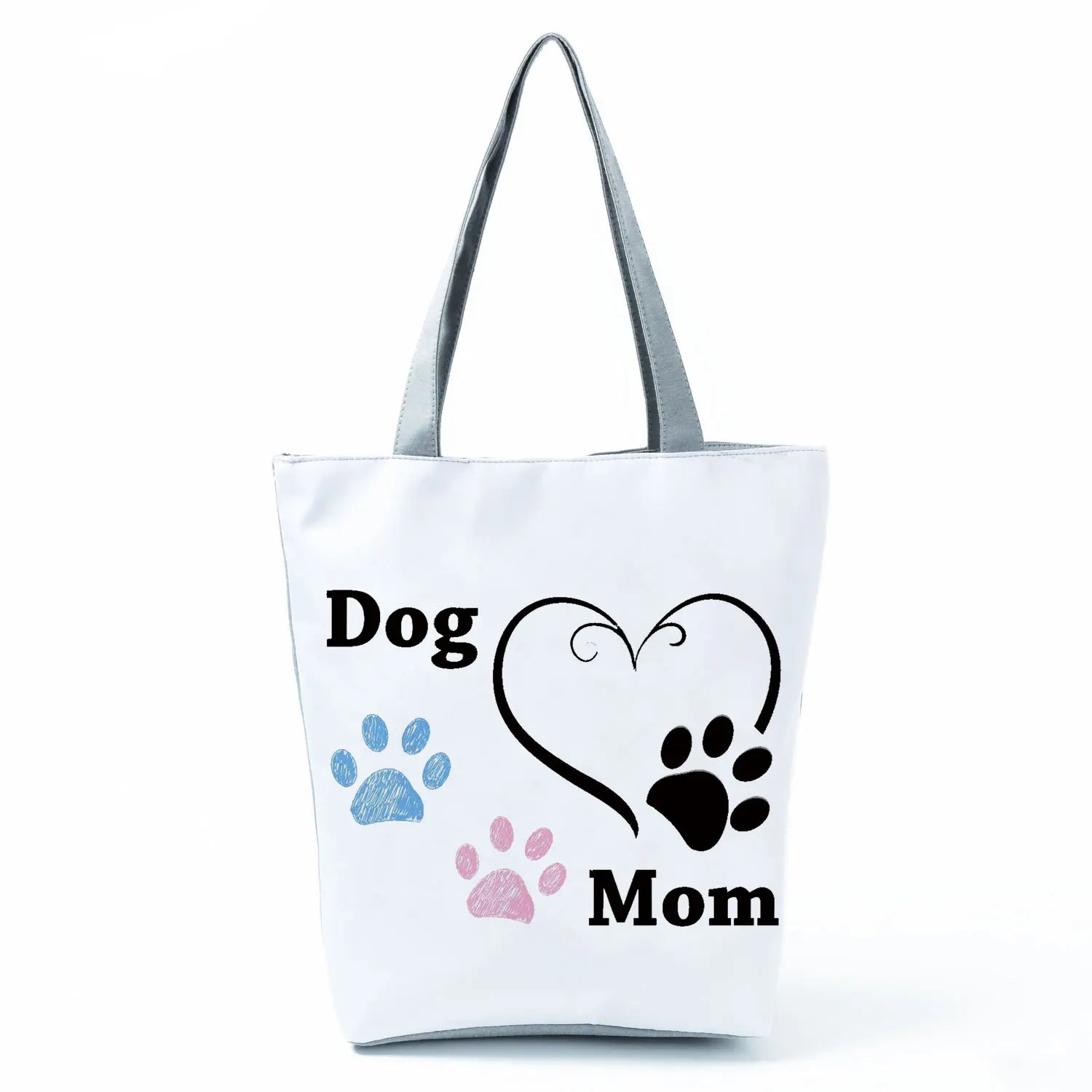 Fashion Dogs Paws Handbags Printed Love Dogs Shopping Bag Casual Women Shoulder Bag Summer Kawaii Female Tote Travel Beach Bag