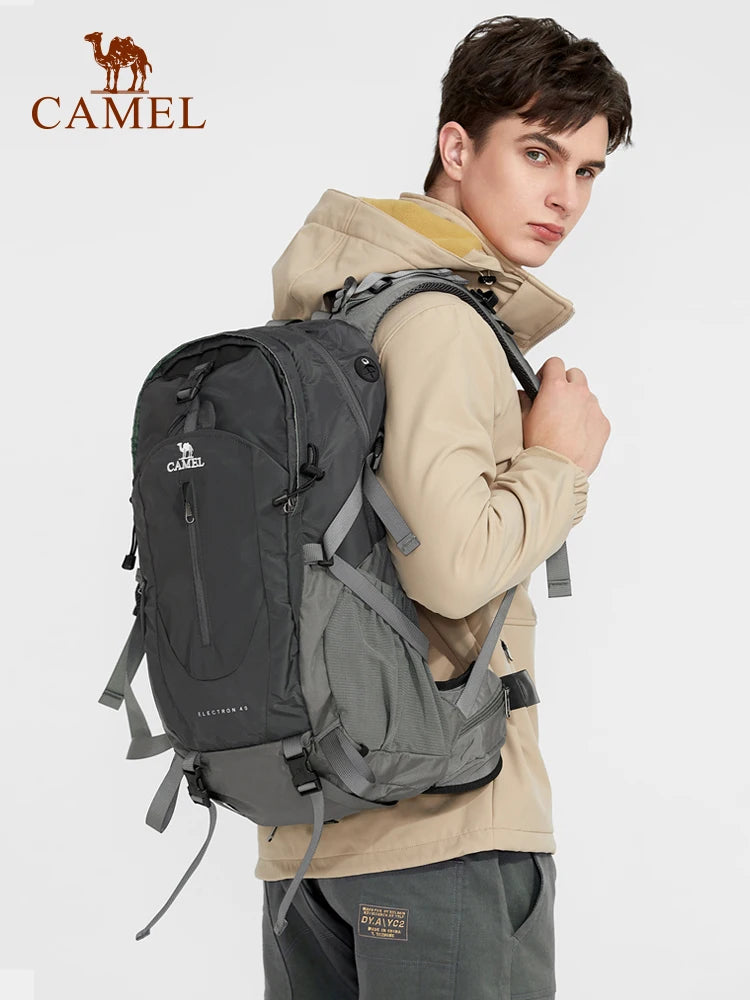 GOLDEN CAMEL Waterproof Backpacks Men Women Climbing Bag for Men Ultralight Hiking Backpack with Sport Bags Covers Camping