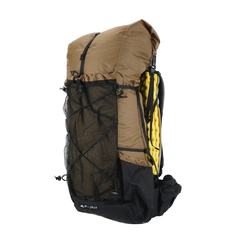 3F UL GEAR QiDian Hiking Backpack 40+16L Outdoor Waterproof Climbing Bag Qi Dian UltraLight Pack Trekking Men Women