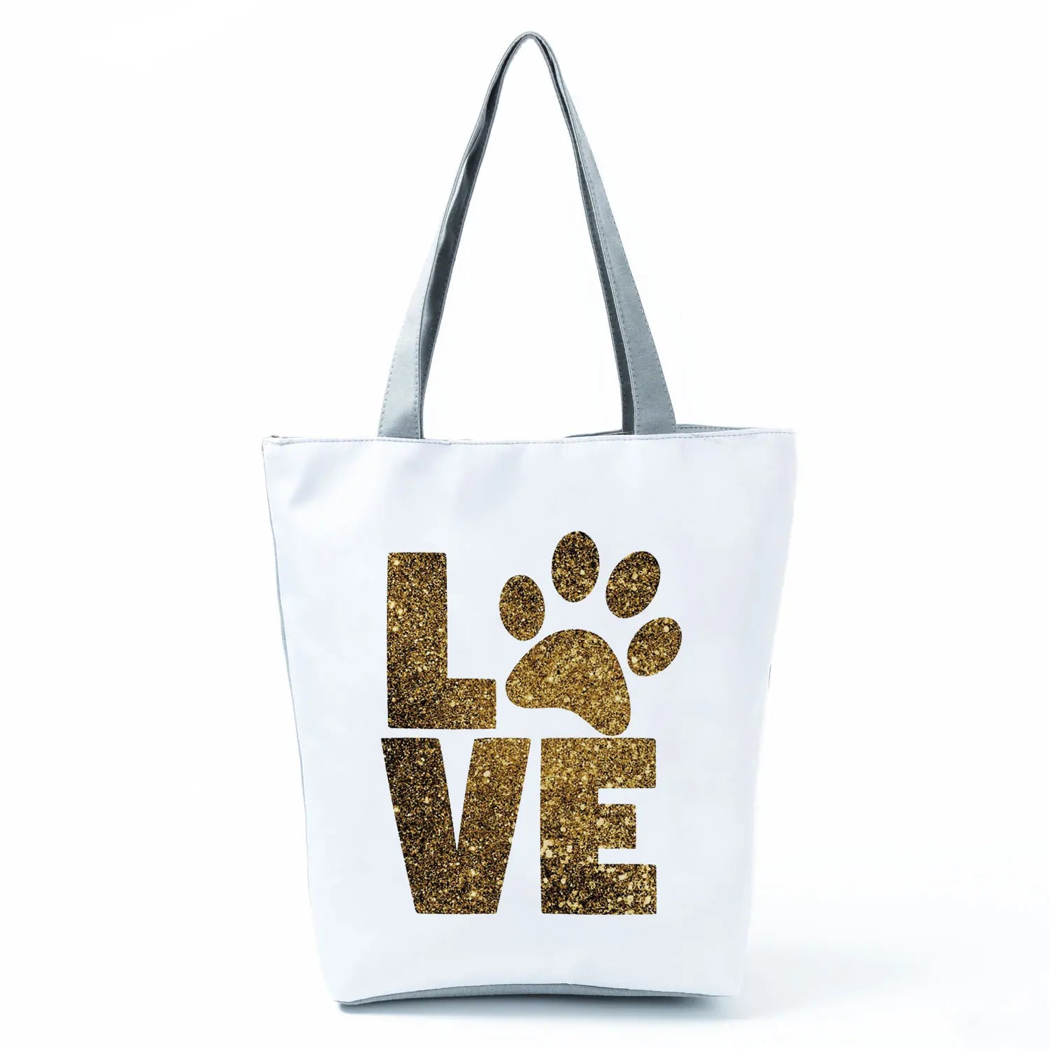 Fashion Dogs Paws Handbags Printed Love Dogs Shopping Bag Casual Women Shoulder Bag Summer Kawaii Female Tote Travel Beach Bag