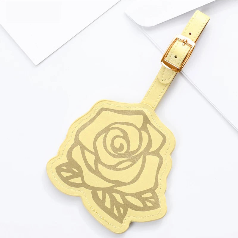 Creative Butterfly& Flower Luggage Tag Women Men Portable Label Suitcase Id Address Holder Bag Pendant Travel Accessories