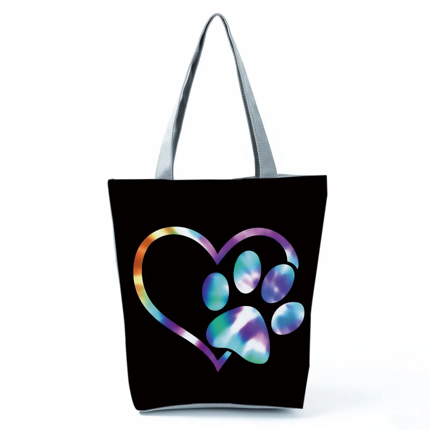Fashion Dogs Paws Handbags Printed Love Dogs Shopping Bag Casual Women Shoulder Bag Summer Kawaii Female Tote Travel Beach Bag